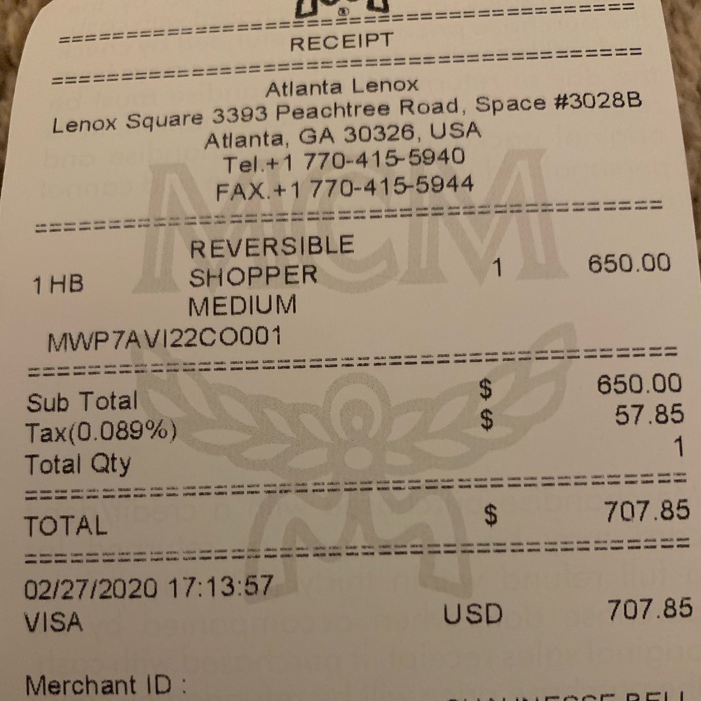 MCM Visetos Shopper